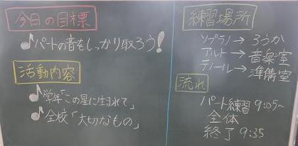 この星に生まれて 大切なもの 音楽１年 八潮市立潮止中学校